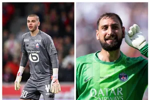 Lucas Chevalier chuẩn bị thay thế Gianluigi Donnarumma tại PSG? Ảnh: L'Équipe