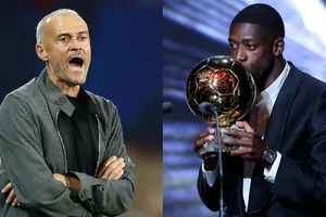 Luis Enrique nói về Dembele: 'Quả bóng Vàng chẳng còn ý nghĩa gì cả!'. Ảnh: Goal.com