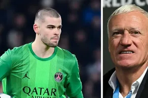 Didier Deschamps lo ngại tình hình của Lucas Chevalier tại PSG. Ảnh: BBC