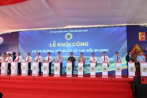 Quang Nam Province starts road project connecting two sides of Thu Bon River