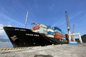 Container route at Chan May Port opened