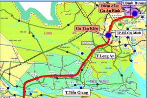 Proposed investment capital for HCMC-Can Tho railway at US$9 billion