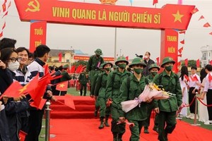 New recruits sent off in ceremonies for military service
