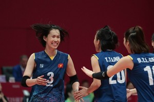 Vietnam women's volleyball team wins 3-2 against South Korea: ASIAD 19