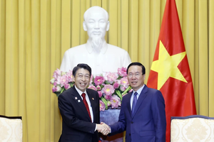 President welcomes Governor of Fukuoka prefecture