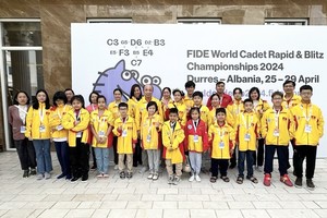 Vietnam wins first silver medal at World Cadet Rapid & Blitz Championships 2024