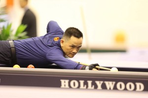 Tran Duc Minh shines, entering semis of HCMC World Cup 3-Cushion 2024