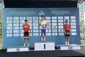 Vietnamese athlete takes Asian cycling silver