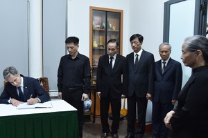 US President sends letter of condolences over Vietnamese Party leader’s passing