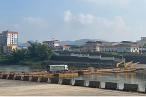 Over 18,000 tons of goods traded through Mong Cai Border Gate