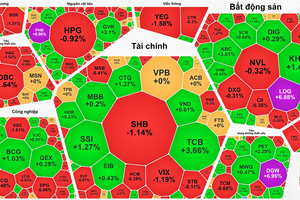 VN-Index breaks past 1,350 despite losing steam by session close