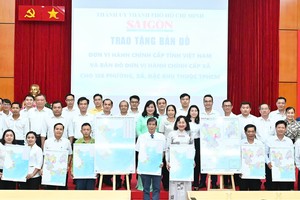 Sai Gon Giai Phong presents administrative maps to wards, communes across HCMC