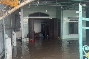 Hundreds of homes flooded, many areas cut off in Gia Lai