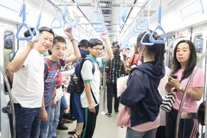 Metro Line No.1 serves over 571,000 passengers during Tet holiday