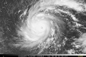 Super typhoon Dolphin shows no sign of affecting East Sea