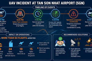 Tan Son Nhat airport seeks counter-UAV systems after drone incident 
