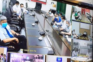 Health experts are discussing serious Covid-19 cases online. (Photo: SGGP)