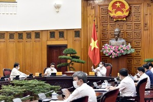 Prime Minister Pham Minh Chinh chaired the meeting with the Ministry of Science and Technology yesterday (Photo: SGGP)