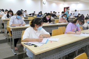 Candidates joining in the Competency Assessment held by Vietnam National University – HCMC in March 2021.