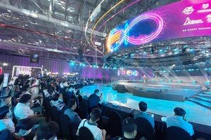 The event Blockchain Global day 2022, held in HCMC, is expected to introduce useful blockchain applications for daily operations. (Photo: SGGP)