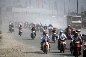 HCMC, ADB running project to control exhaust fumes in traffic