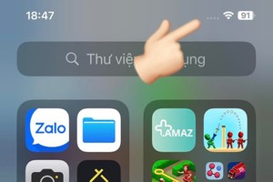 In District 7, until 19:00 p.m., Mobifone signal was still weak. (Photo: SGGP)