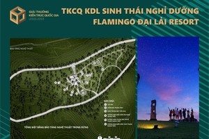 The Gold Award: the Landscape of Flamingo Dai Lai Eco-tourism Resort 