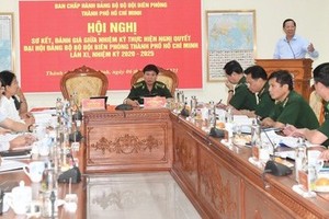 The summary meeting of HCMC Border Guard (Photo: SGGP)