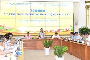 The formal discussion (Photo: SGGP)