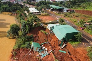 Dak Nong announces emergency situation of natural disaster on Provincial Way 1