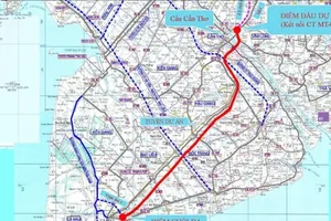 Can Tho – Ca Mau Expressway in serious need of construction material