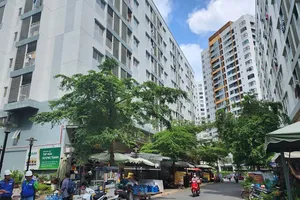 The social housing project inside Nguyen Son Residential Area in Binh Chanh District (Photo: SGGP)