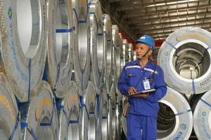 The manufacturing line in Ton Dong A Corp in Binh Duong Province (Photo: SGGP)