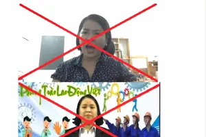 Do Thi Minh Hanh usually livestreams on social network sites to incite workers into their “fight for worker rights”