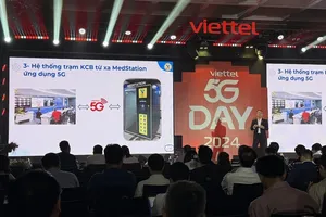 Viettel is introducing 5G-based medical services at Viettel 5G Day, held in HCMC in December 2024