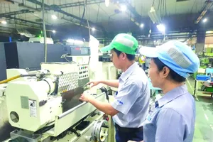 A production workshop at Juki Co. (Photo: SGGP)