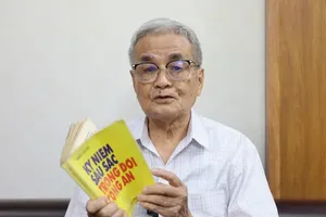 Colonel Nguyen Van Nhan (Head of the P61 Counter-Espionage Team, Hong Quang Area Police from 1960-1968, now Quang Ninh Province), who was a direct participant in Case File BK63 (Photo: SGGP)