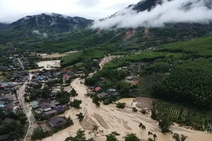 Yang Mao Commune, Dak Lak Province, is at high risk of flooding and landslides (Photo: SGGP)
