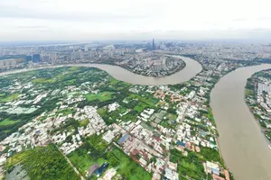 HCMC seen from above (Photo: SGGP)