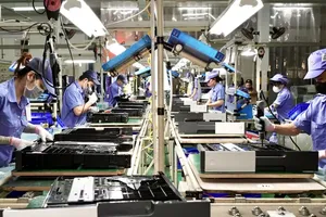 Machining auxiliary components at Cat Thai Manufacturing and Trading Co. Ltd. in Saigon Hi-Tech Park (Photo: SGGP)