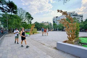 The Le Thanh Ton – Nam Ky Khoi Nghia – Nguyen Trung Truc – Le Loi quadrangle is now spacious, no longer a vacant lot as before (Photo: SGGP)