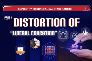Sophistry to conceal sabotage tactics