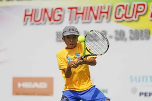 Tay vợt Việt kiều Thiên Quang. Ảnh: DŨNG PHƯƠNG 