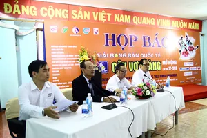 Quang cảnh buổi họp báo giới thiệu về giải