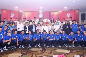 CLB Bóng đá TPHCM xuất quân tham dự mùa giải V-League 2024-2025. Ảnh: Quỳnh Mai