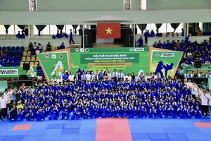 1.650 VĐV tham dự Giải Thể thao Học sinh TP.HCM môn Vovinam. Ảnh: Quỳnh Mai