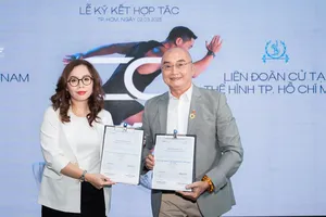 Liên đoàn Cử tạ Thể hình TPHCM ký hợp tác với Thể thao Quốc gia Mỹ nâng tầm ngành HLV thể hình tại Việt Nam. Ảnh: Dũng Phương