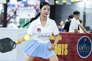 Giải đấu Pickleball YBA HCM 2025 - Trung Hậu Cup gây ấn tượng mạnh mẽ. Ảnh: Quỳnh Mai