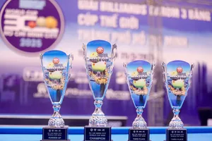 Giải Billiards Carom 3 băng Cúp thế giới TPHCM 2025 - Đông đảo “hảo thủ” 3 băng đến Việt Nam tranh tài. Ảnh: Quỳnh Mai