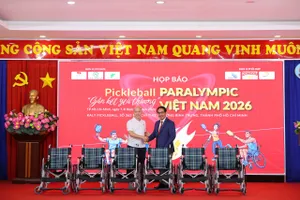 Giải Pickleball Paralympic Việt Nam 2026 là nơi nghị lực thăng hoa, yêu thương lan tỏa. Ành: Quỳnh Mai 